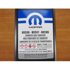 Mopar Two Quarts of Lubricant for NV245 NV247 NV249 Transfer Cases New OEM