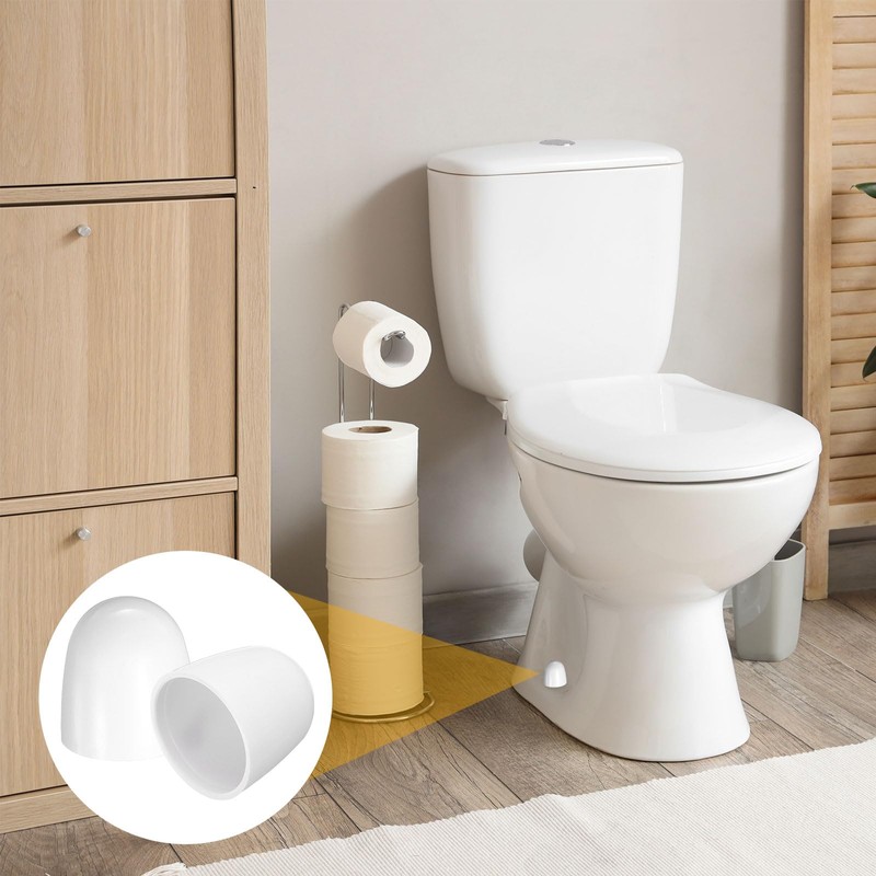 uxcell 6 Pack Universal Toilet Bolt Covers, 37mm/1.46" Push-On Toilet