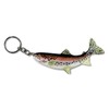 Hand Painted Rainbow Trout Fish Key Chain
