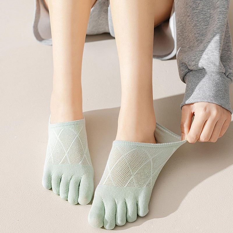 Yazon Women's Five Toe Socks, Summer Socks, Ankle Socks, Mesh