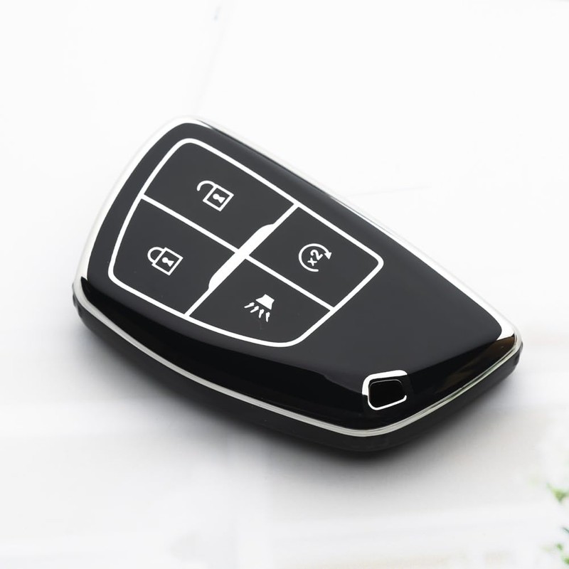 Tautrophen Key Fob Cover Compatible with Silverado 1500 Sierra 1500