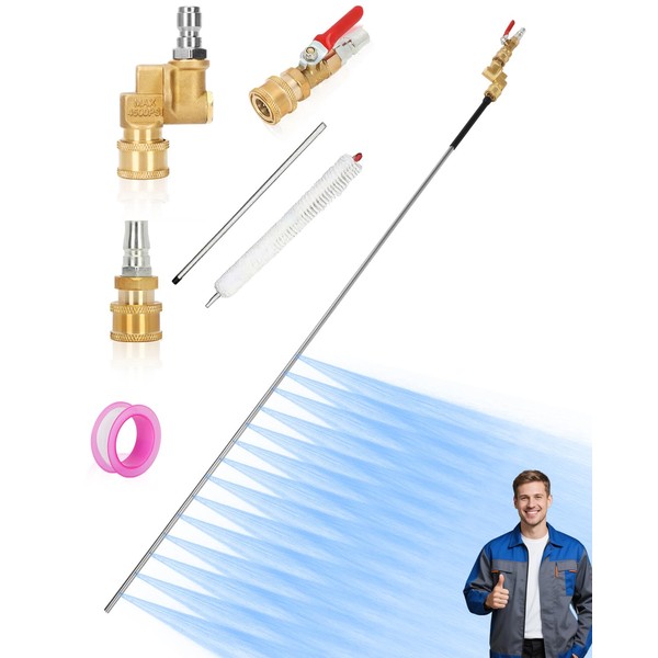 kalageen 39'' Portable Pressure Radiator Cleaning Wand -4500 PSI Radiator