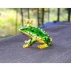 Globe Frog Prince Trinket Box Bejeweled Rhinestone Enamel Metal Magnetic