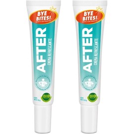 BYE BITES Crema Post Piquetes AFTER Bites 20 g - Duopack - Para Picaduras, Quemaduras, Raspaduras - Sensación refrescante - Alivio en 15 min - Protégete de los insectos