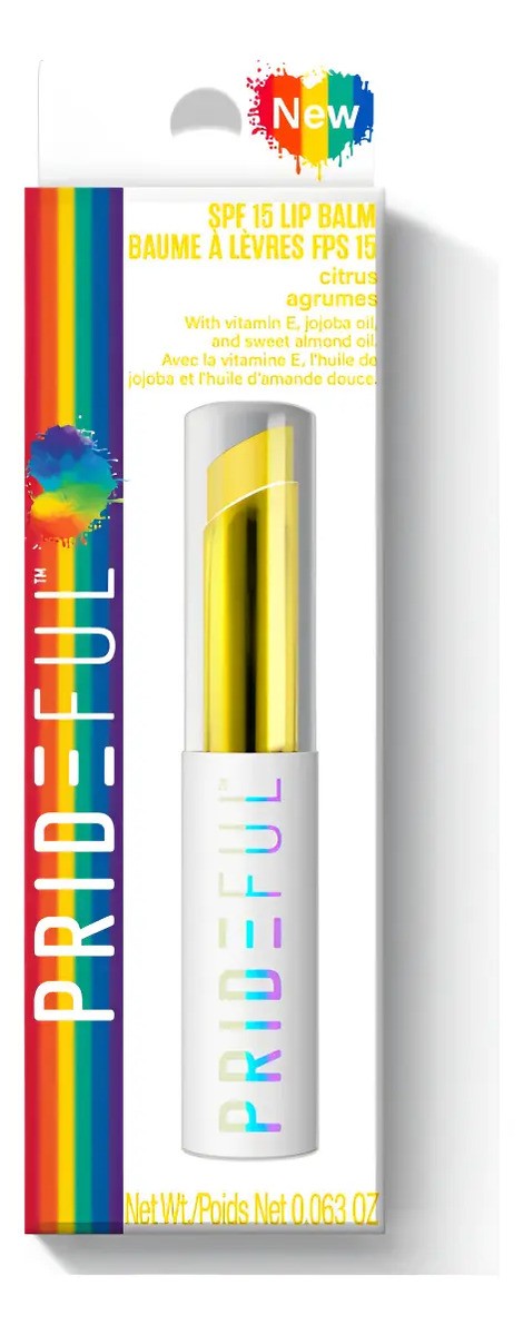 Bálsamo Para Labios Prideful Con Protección Solar 15, Citric