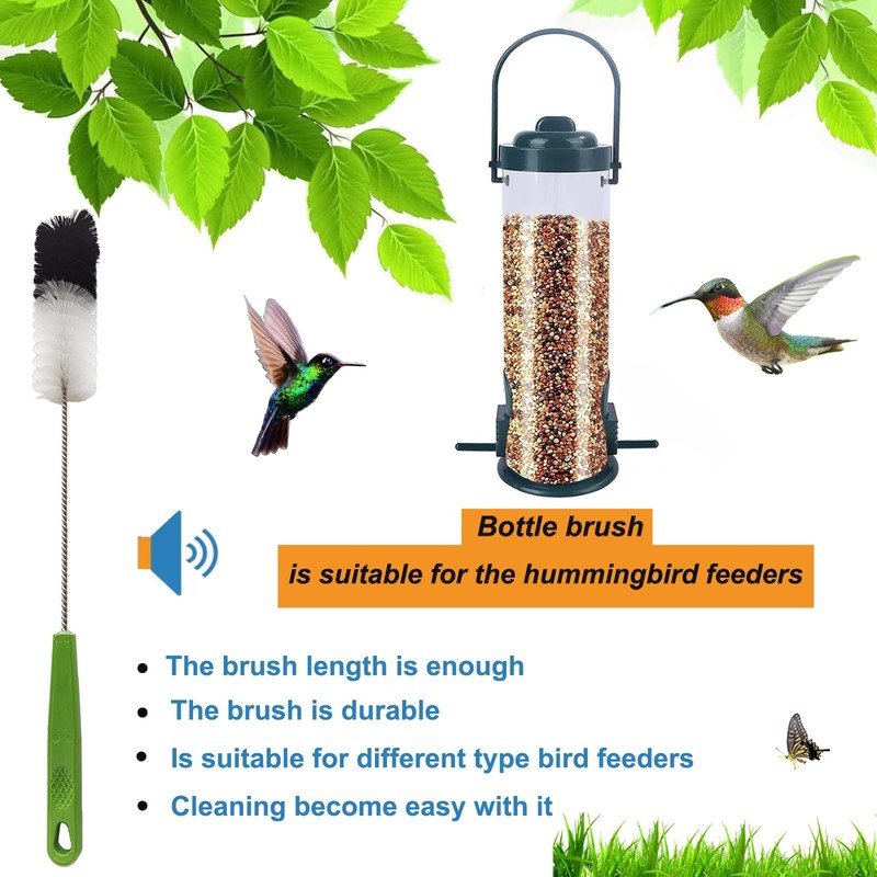 2 Pack 16" Water Bottle Brush for Cleaning, Dokpod Long