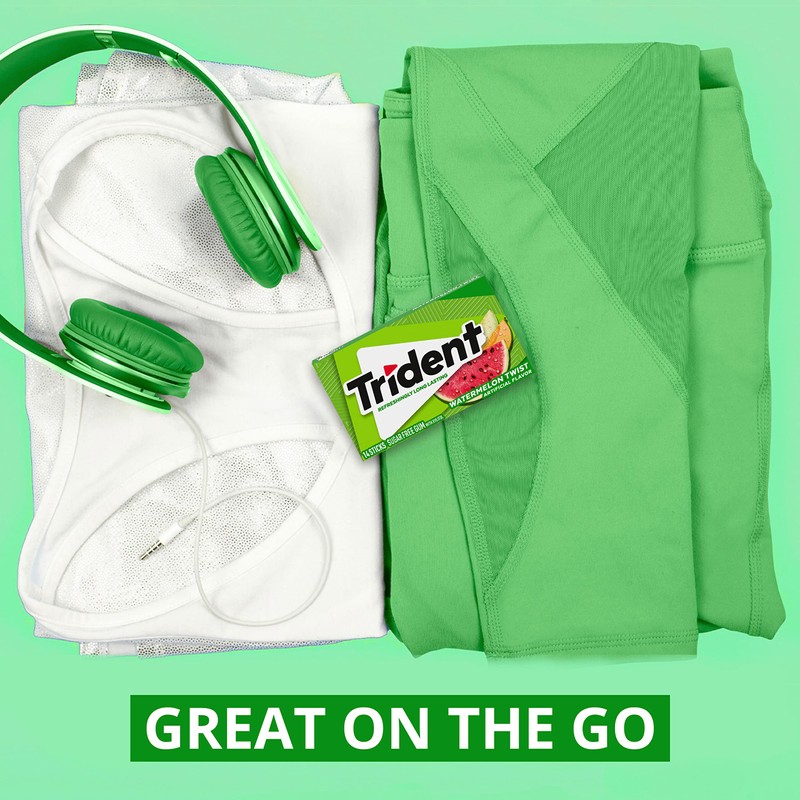 Trident Sugar-Free Chewing Gum Variety Pack Candy, Assorted Flavors, 21