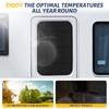 funomo RV Door Window Shade, New Model Foldable RV Blackout