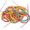 Rubber Band 80P Color Packaging Rubber Band Colored Rubber Band (WFIZTW3) / 고무밴드 80P 컬러 포장고무줄 컬러고무줄 머 (WFIZTW3)