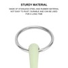 Horse Snaffle Bit Rubber Wrapped Stainless Steel Loose Ring Horse