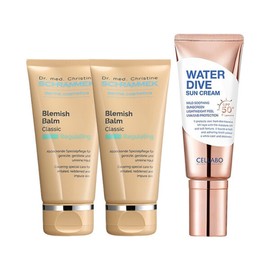 Schrammek Blemish Balm Classic BB Cream 30ml x2 + Cellavo Skincare Sunscreen Season 2 60g / 슈라멕 블레미쉬밤 클래식 비비크림 30ml x2 + 셀라보 스킨케어 선크림 시즌2 60g