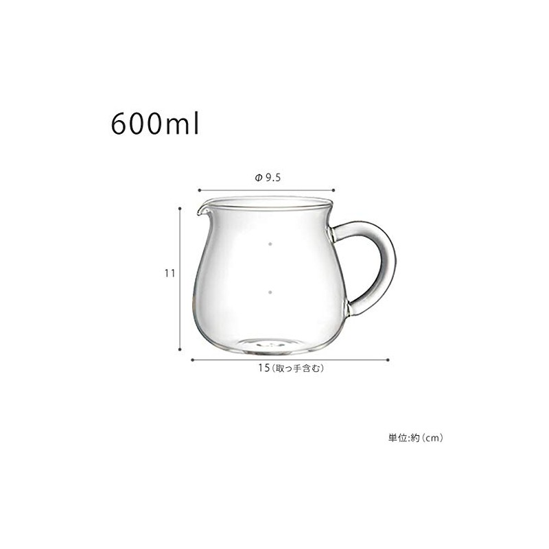 SLOW COFFEE STYLE Coffee Server, 20.3 fl oz (600 ml)