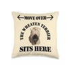 Move Over The Wheaten Terrier Sits Here Funny Dog Quote