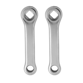 Crank for Unicycle 20 Inch 114 mm, Chrome, Left + Right, per Pair