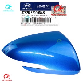 Hyundai Genuine BLUE Cover Driver Passenger Right Mirror ELANTRA SEDAN w/Signal 17-20