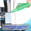 5X Green Sewing Machine Needle Threader Stitch Insertion Tool Automatic