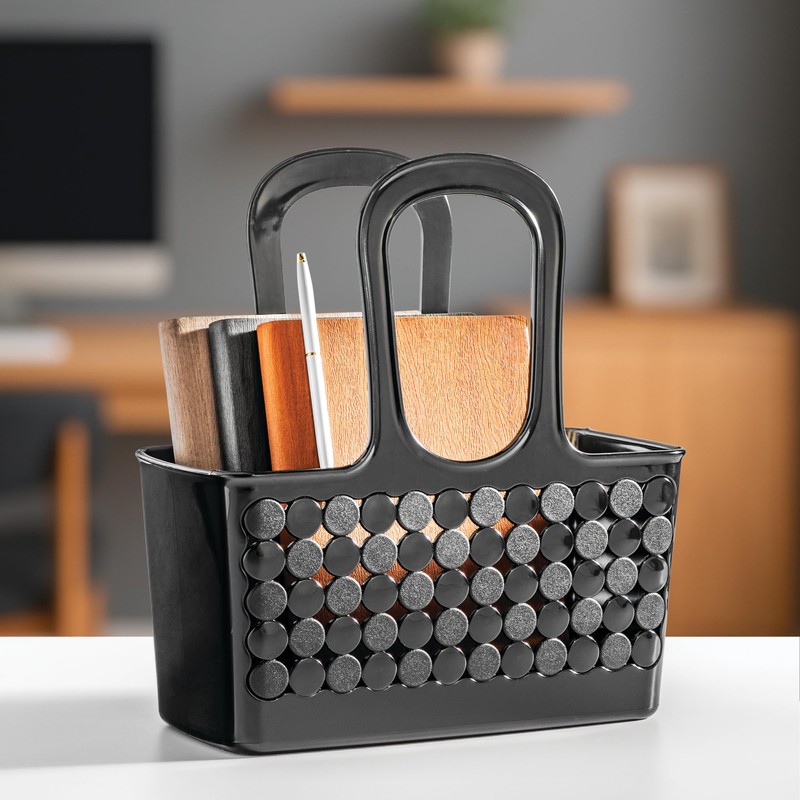 iDesign Portable Shower Tote Caddy for College Dorm or Bathroom,