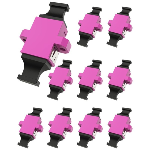 VANDESAIL 10pack MPO to MPO Adapter MPO Fiber Optical Patch