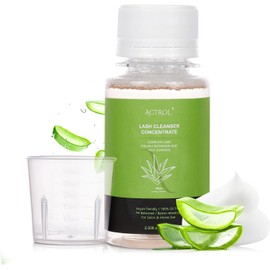 ACTROL Limpiador De Pestañas Concentrado De 60 Ml. Champú Profesional De Aloe Vera Para Pestañas. Limpiador Espumoso Para Extensiones De Pestañas. Cuidado En Casa. Rinde 6 Botellas.