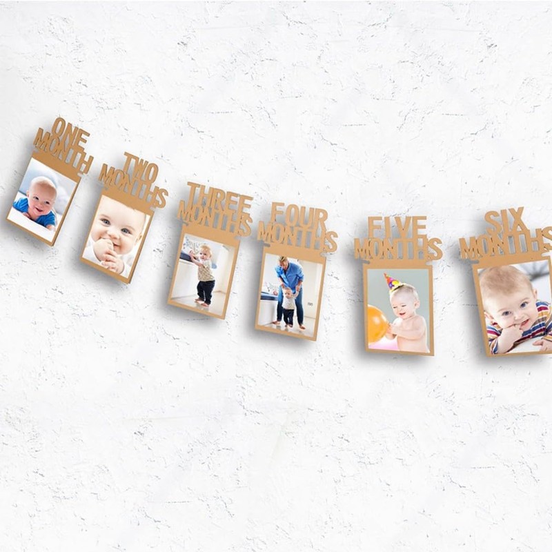 HappyHome Garland Birthday Decoration Photo Frame 1st Anniversary Celebration Decoration