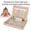 Children Educational Toy Four Color Wooden Blocks Logical Thinking Training