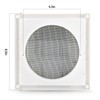 Funmit 6" Louvered Vent Cover 8" x 8" Oversize Outside