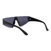 80's Fashion Sunglasses Flat Top Open Frame Funky Geometric Shades