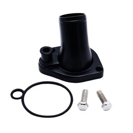 45 Degree Water Neck Thermostat Housing for SBF Small Block Ford 260 289 302 347 351W-BLACK