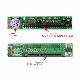 CY SATA Female to IDE 44 Pin Motherboard Converter Adapter PCBA for Laptop 2.5" Hard Drive