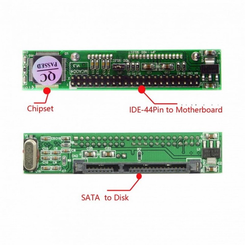 CY SATA Female to IDE 44 Pin Motherboard Converter Adapter