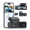 4K Dash Cam Front Rear: Dual Dash Camera for Car,
