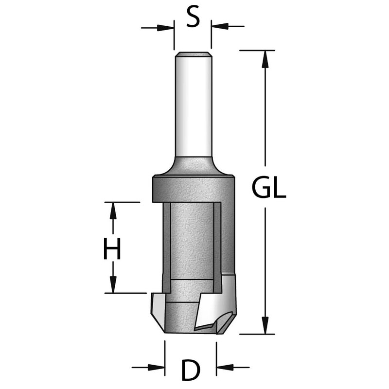 ENT WS 52321 Tenon Cutter with Self-Ejecting Spigot 19 x