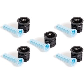 Rain Bird Nozzle for he or Vans 15 Mile Remote Static Sprinkler e.g. Work Heavy Duty Black 3.3 M to 4.6 m, Water Saving, 5 pieces (15 he-van, Black)