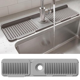 Renueva tu cocina con IUJWDA: Accesorio indispensable que Tamaño de 61 cm, práctico para múltiples espacios: Este tapete de silicona mide 61 cm de largo, 14 cm de.
