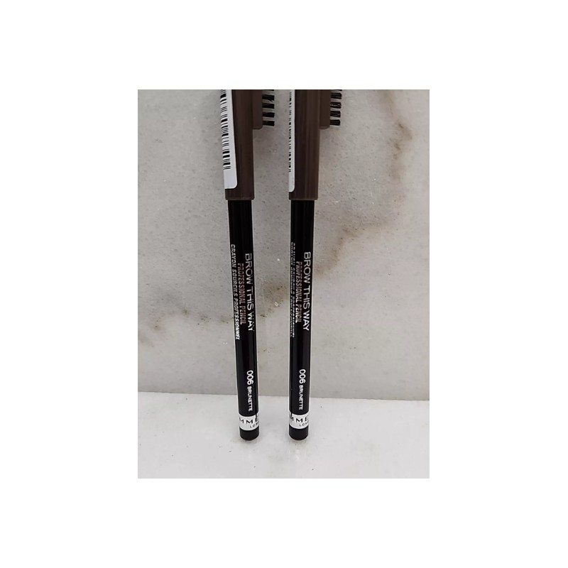 2RIMMEL Brow This Way Professional Long Lasting Color Brow Pencil