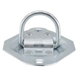 RecPro RV Surface Mount D-Ring Tie Down Anchor Rope Ring for RV Furniture, Toy Haulers, or Trailers (6 Pack, 2,500 lb Capacity)