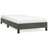 Casafoyer Bed Frame Dark Gray 39.4"x74.8" Twin Velvet