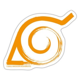 Spreadshirt Naruto Symbol Of The Hidden Leaf Village Sticker - 10 x 10 cm - Matt White