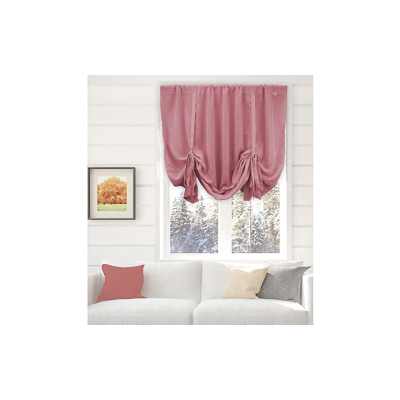 NetCurtainsUK Single Slot Top Plain Textured Voile Net Curtain Soft