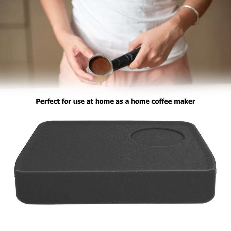 Coffee Tamper Mat with Tamper Slot Silicone Tamping Mat Coffee