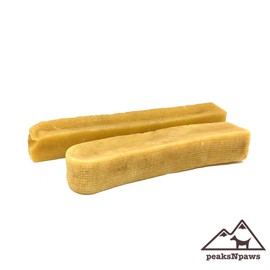 peaksNpaws Premium Yak Milk Dog Chews - from The Himalayan Range - Made with Natural Ingredients: Yak Milk, Cow Milk, Lime Juice, Himalayan Salt - Healthy and Delicious Treat