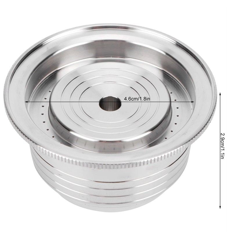 230ml Coffee Capsule 304 Stainless Steel Hemispherical Filter for Nespresso