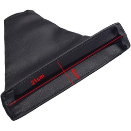 Funda de freno de mano para palanca de cambios de coche, funda de piel negro para maletero de to-yo-ta Co-Rolla 2007 2008 2009 2010 2012 2013