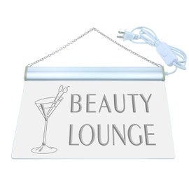 ADV PRO s131-b Beauty Lounge Scissor Cocktail Neon Light Sign