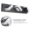 Ralbay LED Modern Black Bathroom Vanity Lights 3 Lights Acrylic