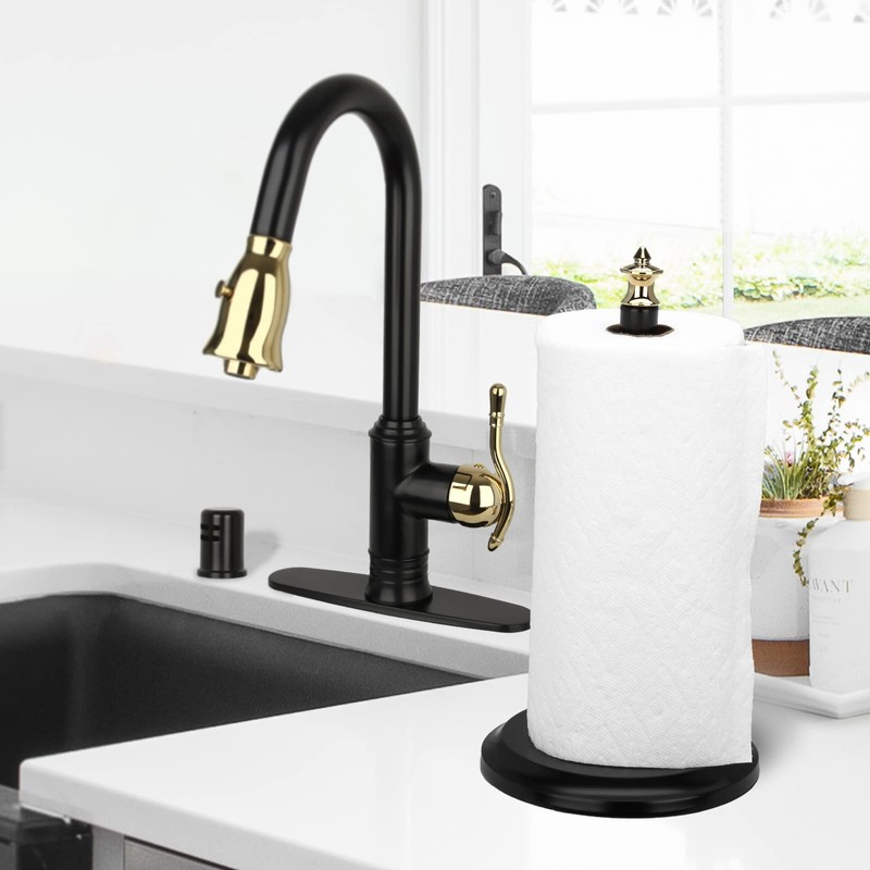 Akicon Paper Towel Holder Stand for Kitchen Countertop & Dining