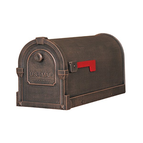 Special Lite Products SCS-1014-CP Savannah Curbside Mailbox, Copper