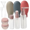 WOONEKY Travel Size Refillable Makeup Bottle Set 11 Piece Kit