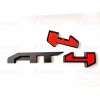 Auto Front Grill Matte Black Red AT4 OVERLAY Emblem 2023+