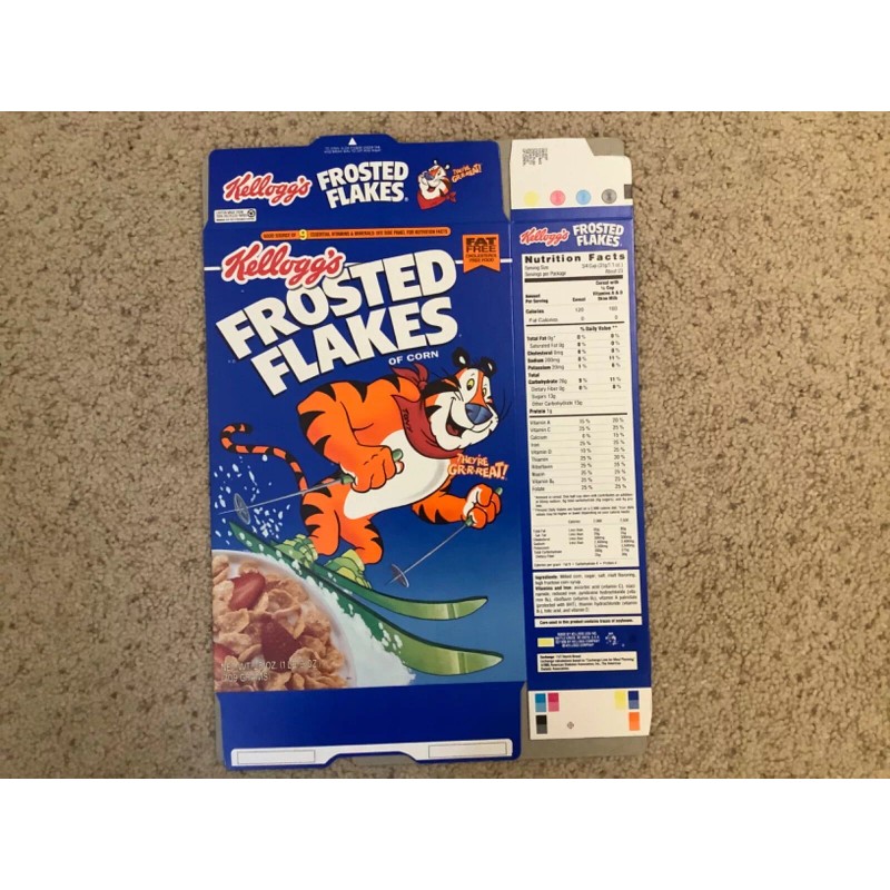 Kellogg VTG 1996 Kellogg’s Frosted Flakes Tony the Tiger Skier